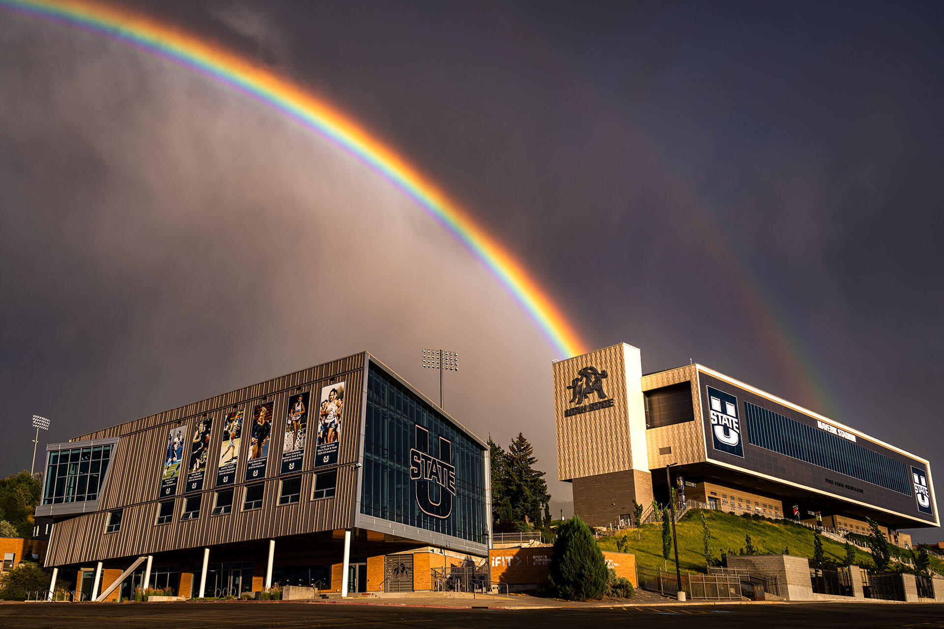 USU Football Rainbow